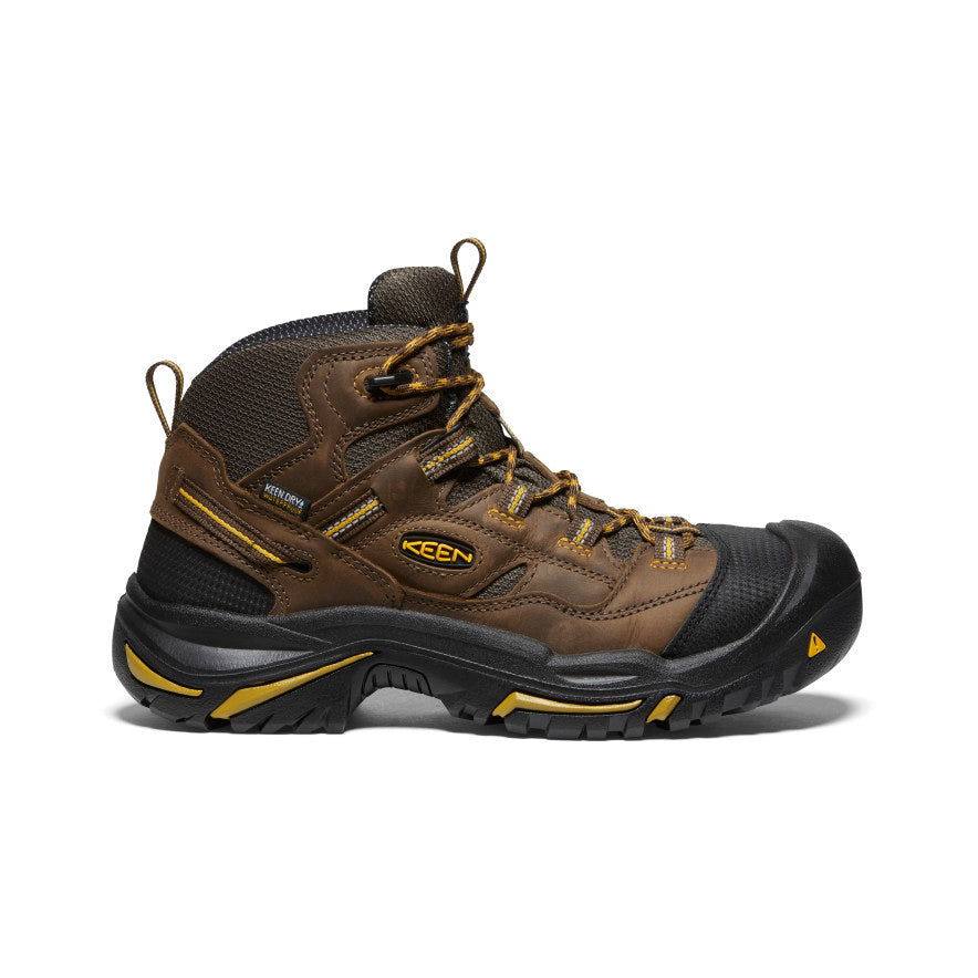 Vīriešu Braddock Waterproof Mid (ar tērauda purngalu) Cascade Brown/Tawny Olive