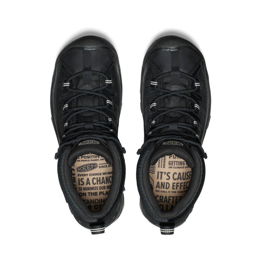 Vīriešu pārgājienu zābaki Targhee II Mid Waterproof Black/Black