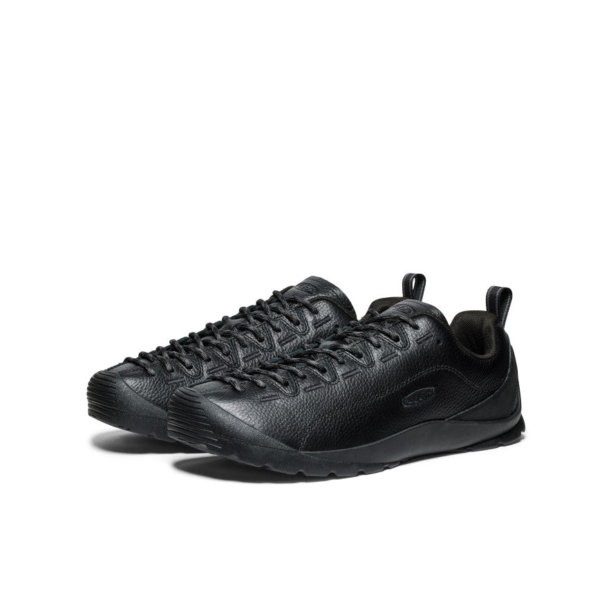Vīriešu Jasper sporta apavi Black Smooth Leather