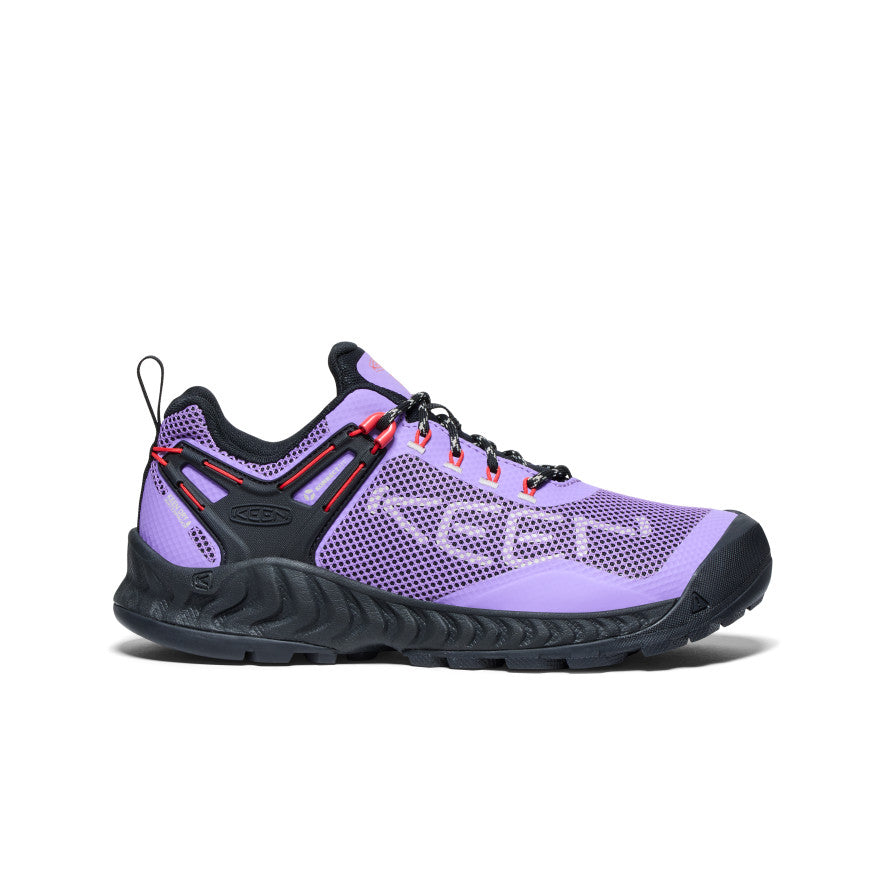 Sieviešu ūdensnecaurlaidīgie apavi NXIS EVO Paisley Purple/Poppy Red