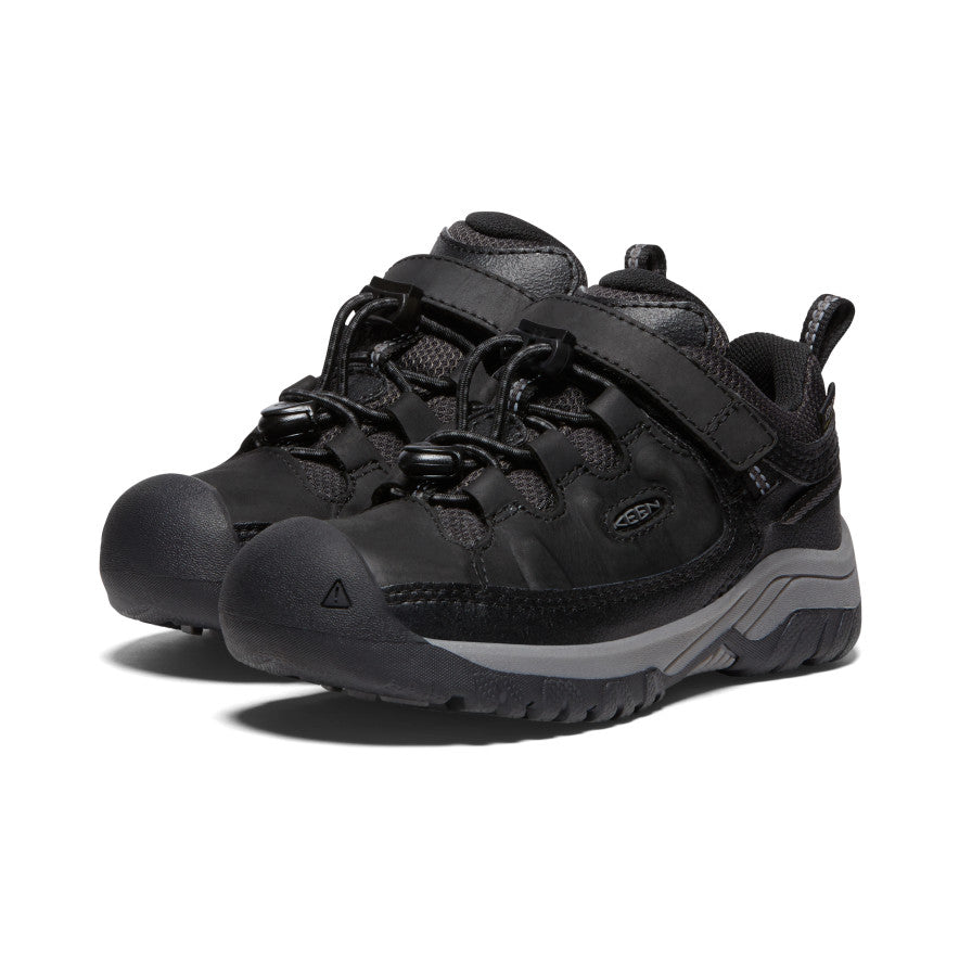 Mazo bērnu Targhee ūdensnecaurlaidīgie apavi Black/Steel Grey