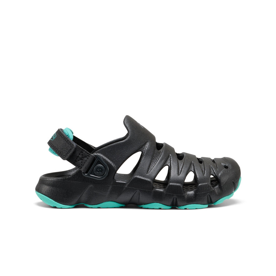 Big Kids' HyperFLT Clog Black/Bright Aqua