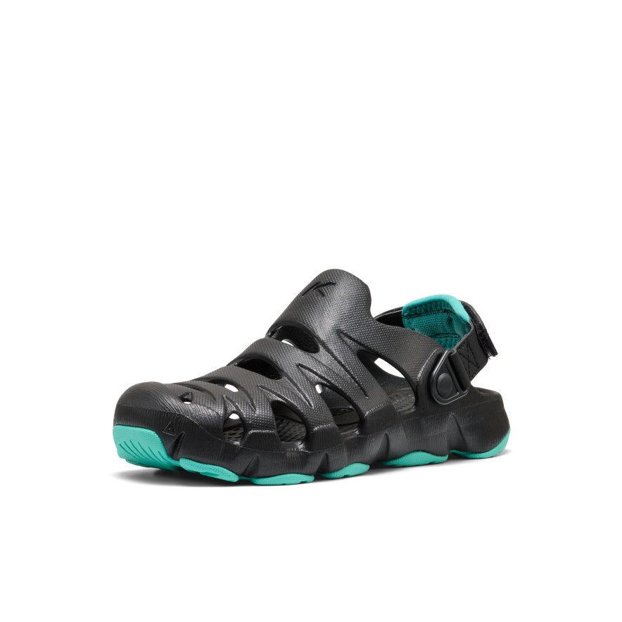 Big Kids' HyperFLT Clog Black/Bright Aqua