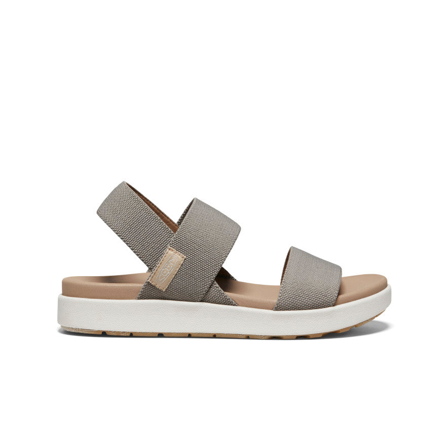 Sieviešu siksniņsandales "Elle" ar paplašinātu pēdas daļu Brindle/Birch
