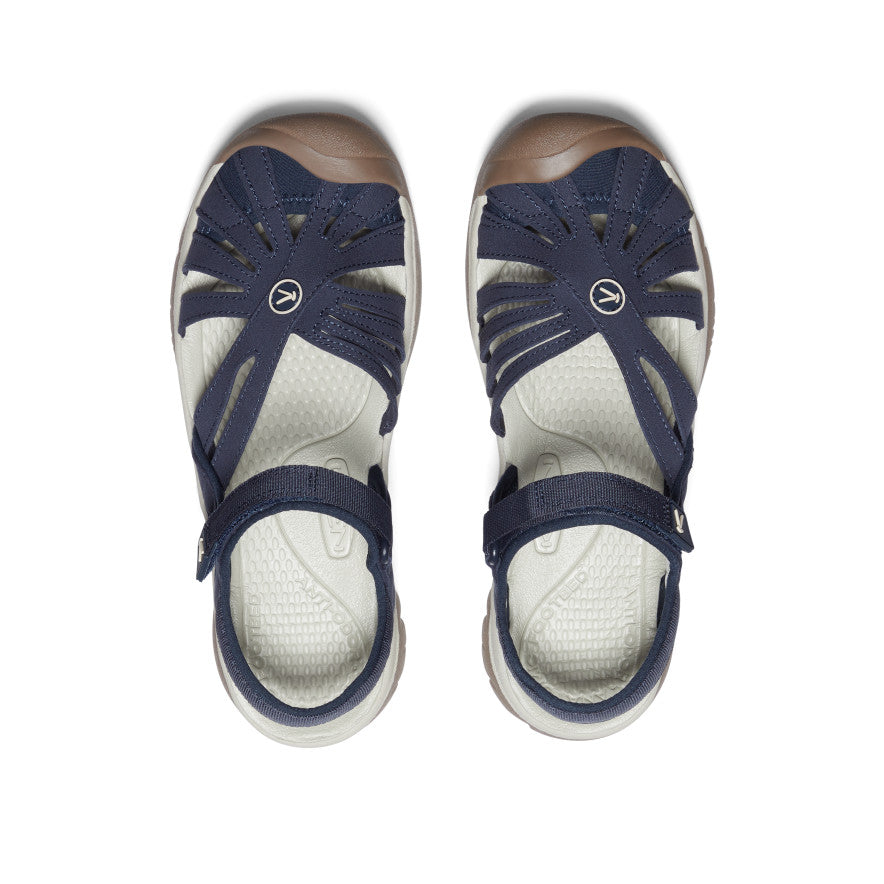 Sieviešu sandaļkurpes "Rose" Navy - Attēls 4