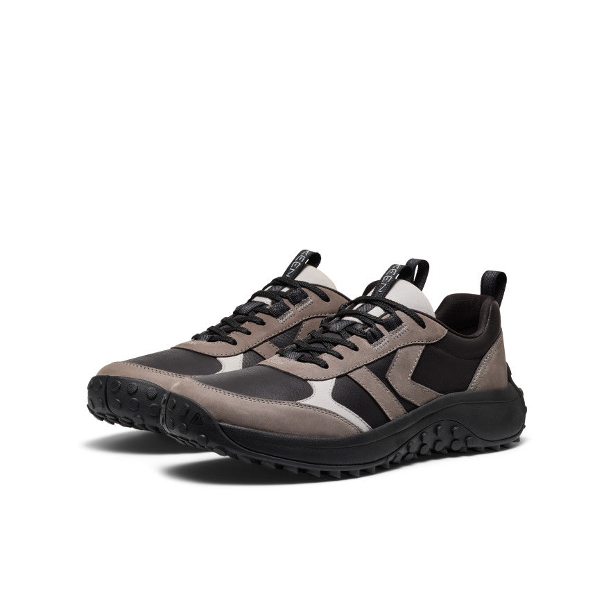 Vīriešu ādas sporta apavi KS86 Black/Steel Grey