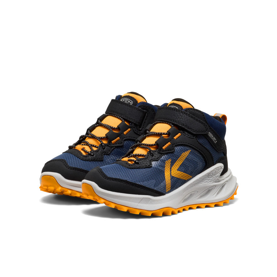 Little Kids' Zionic Waterproof Hiker Naval Academy/Bright Marigold - Image 2