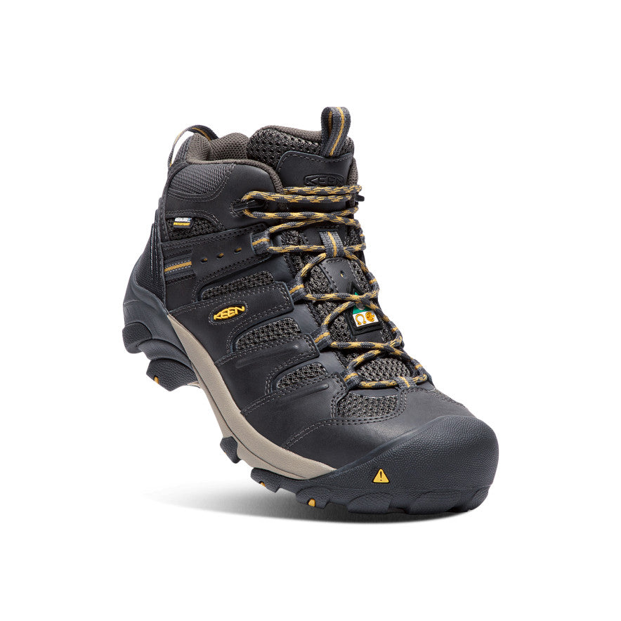 Men's CSA Lansing Mid Waterproof (Steel Toe) Raven/Tawny Olive - Image 3