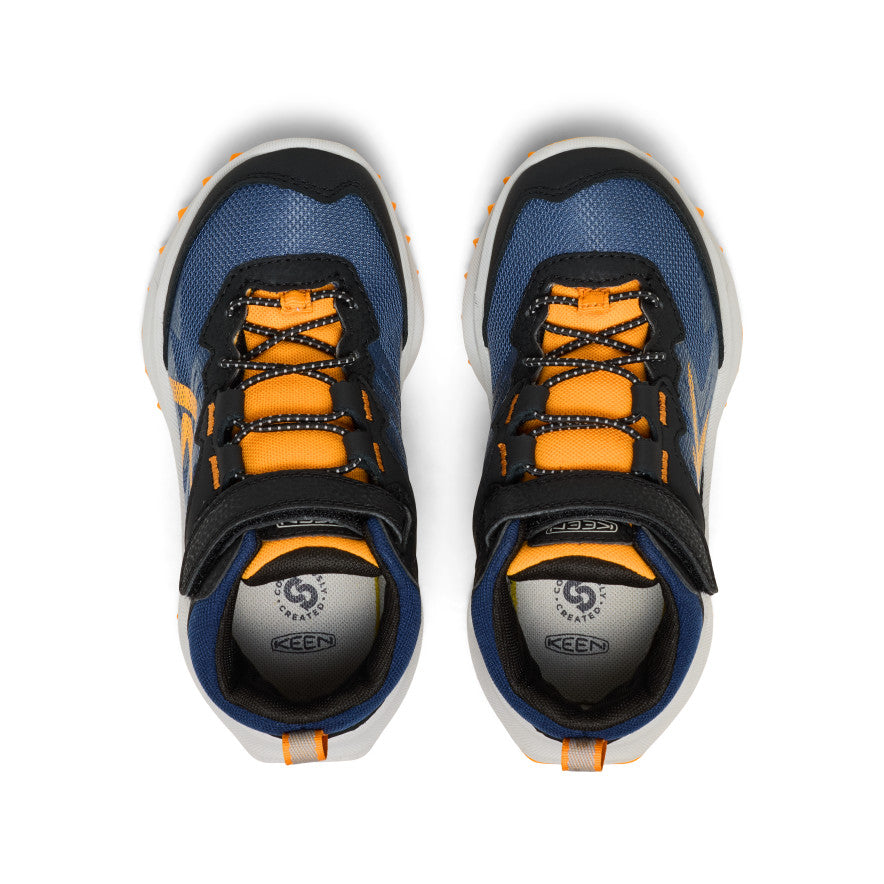 Little Kids' Zionic Waterproof Hiker Naval Academy/Bright Marigold - Image 4