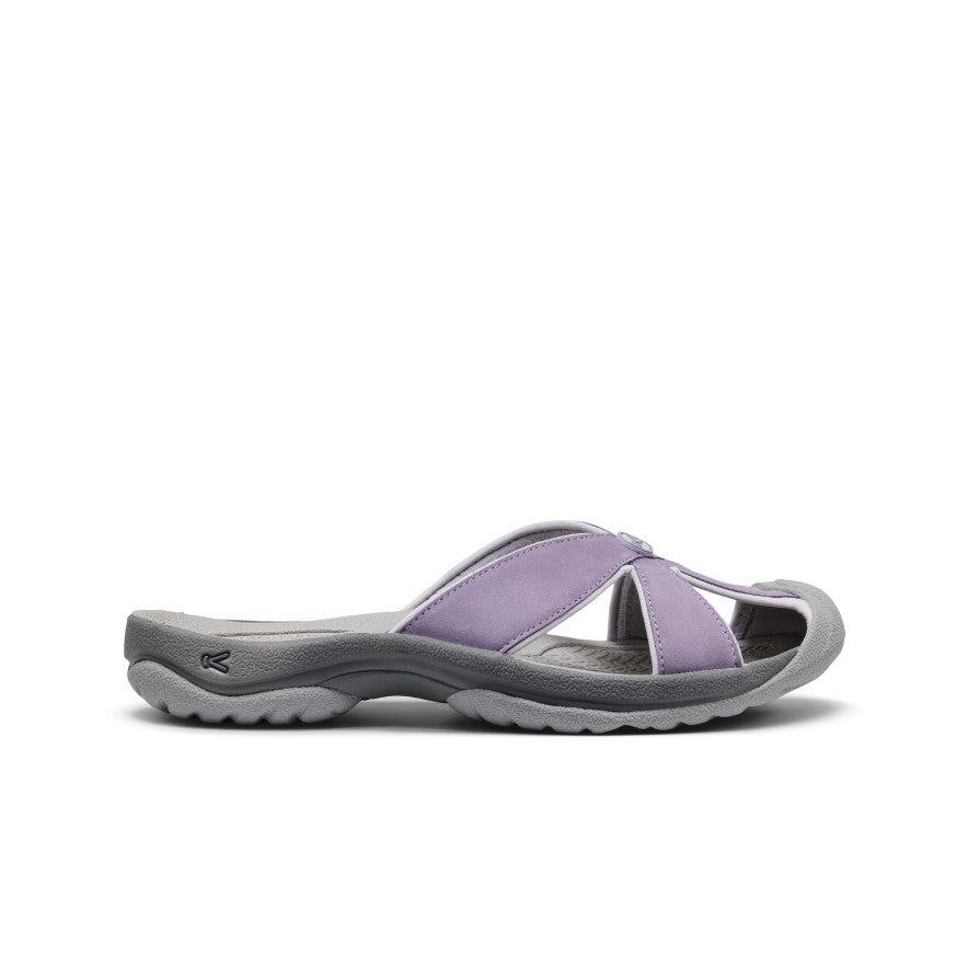 Sieviešu Bali ādas iešļūcenes Purple Haze/Steel Grey