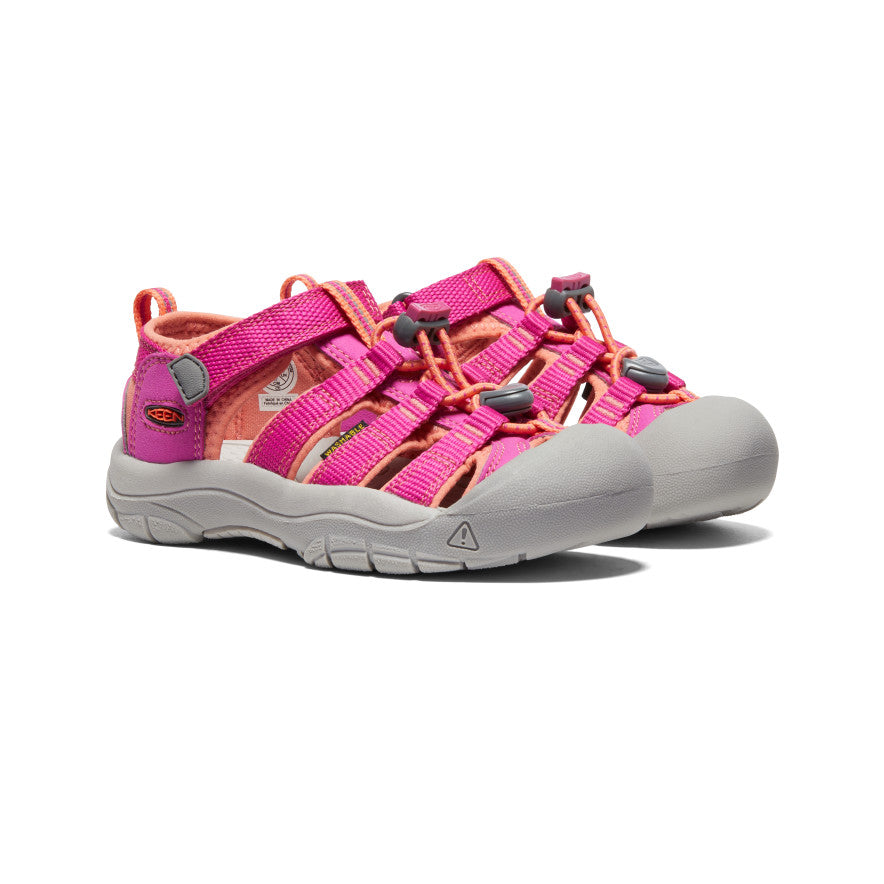Little Kids' Newport H2 Very Berry/Fusion Coral - Image 2