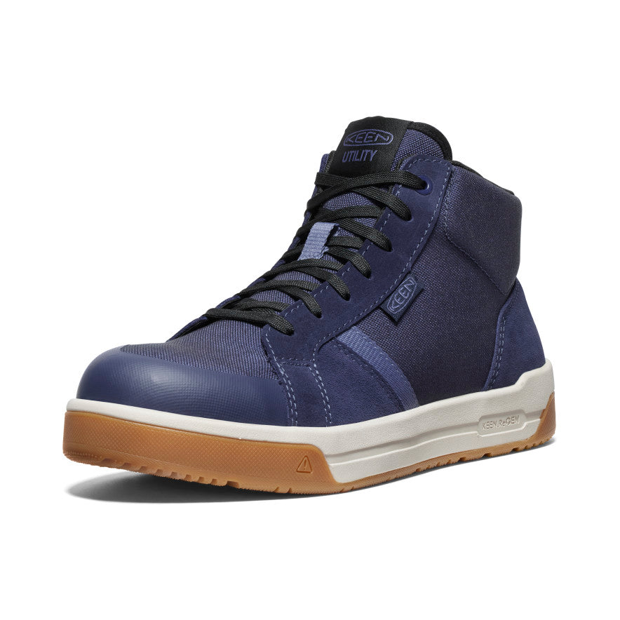 Men's CSA Kenton Mid Work Shoe (Carbon Toe) Naval Academy/Gum - Image 3