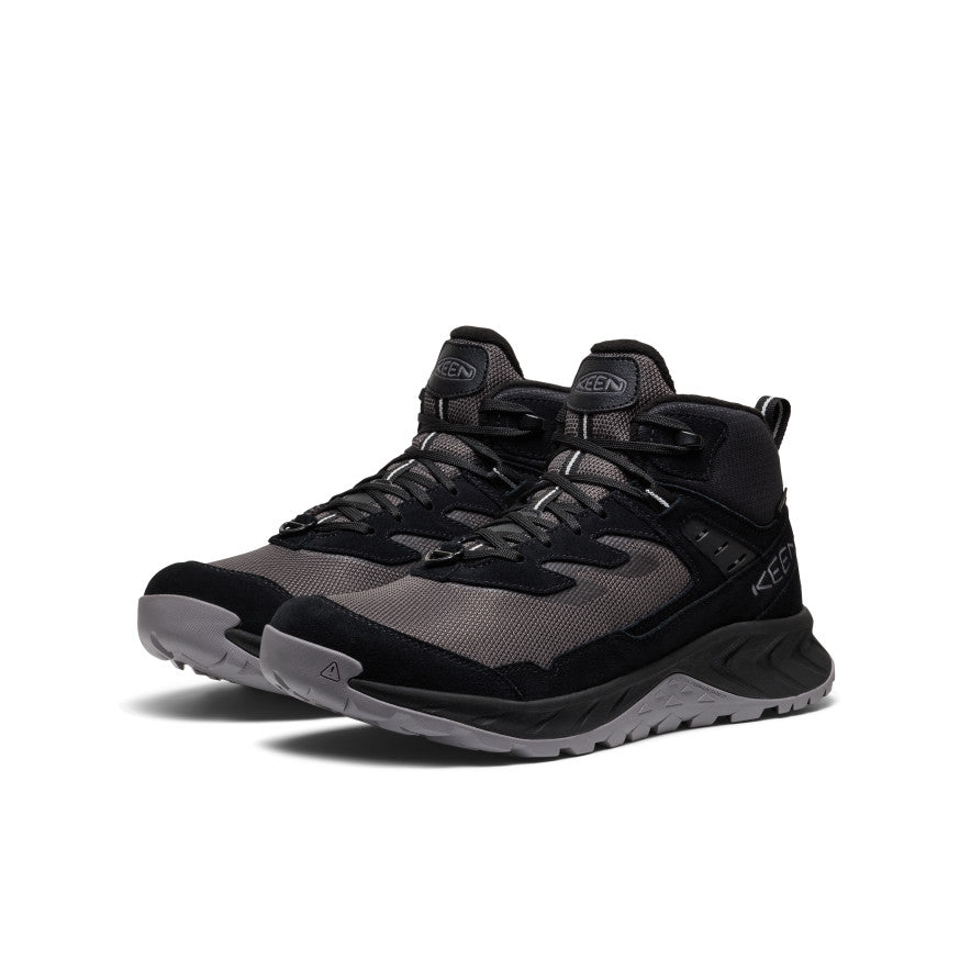 Vīriešu Hightrail Polar ūdensnecaurlaidīgie pārgājienu zābaki Black/Steel Grey - Attēls 2