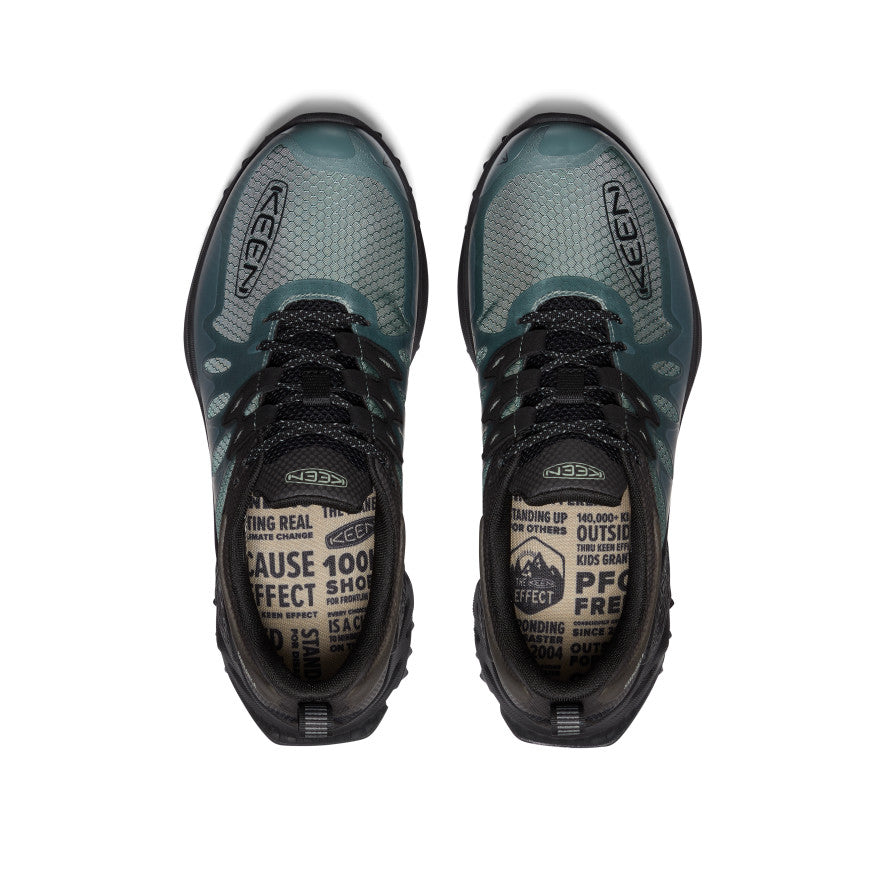 Men's Zionic Waterproof Hiking Shoe Dark Forest/Black - Image 4