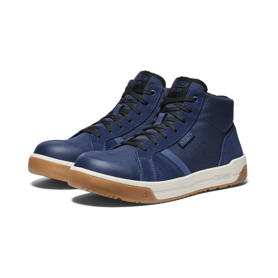 Men's Kenton Mid Work Shoe (Carbon Toe) Naval Academy/Gum