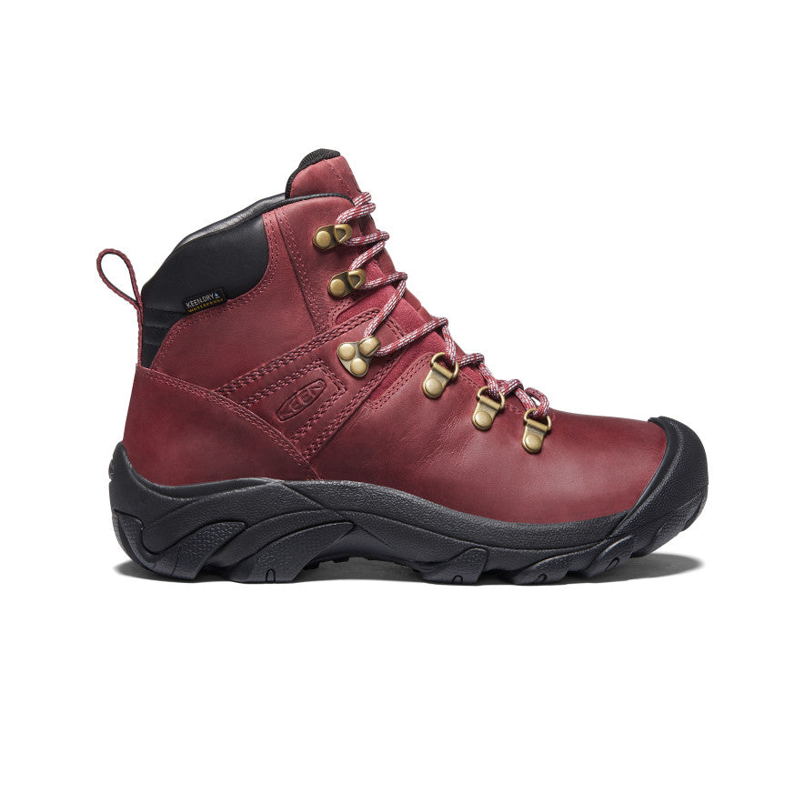 Sieviešu ūdensnecaurlaidīgie pārgājienu zābaki "Pyrenees" Tibetan Red/Black