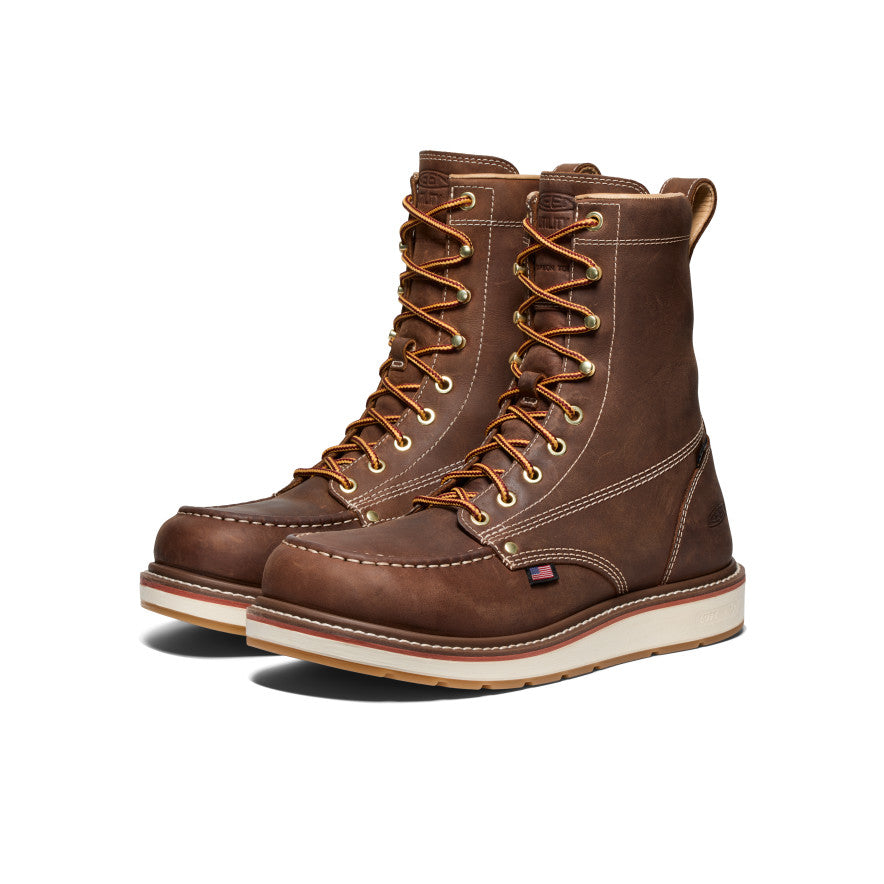 Vīriešu 8 collu ūdensnecaurlaidīgie zābaki “Liberty” (ar oglekļa purngalu) Chestnut/Gum - Attēls 2