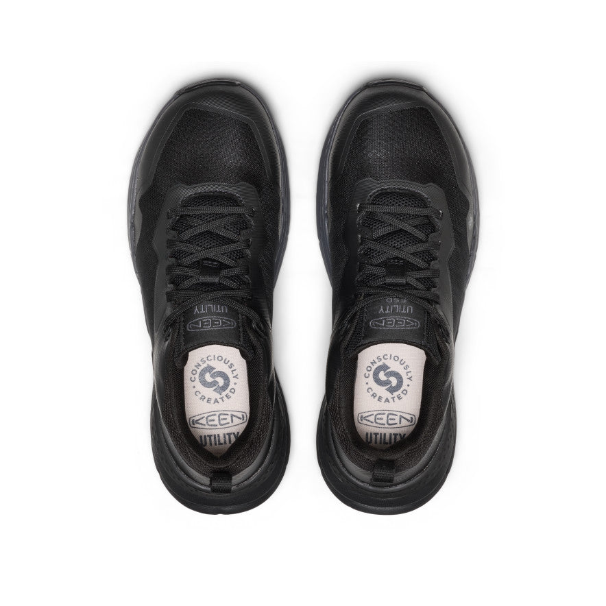 Women's Speedworks ESD Work Sneaker (Carbon Toe) Black/Black