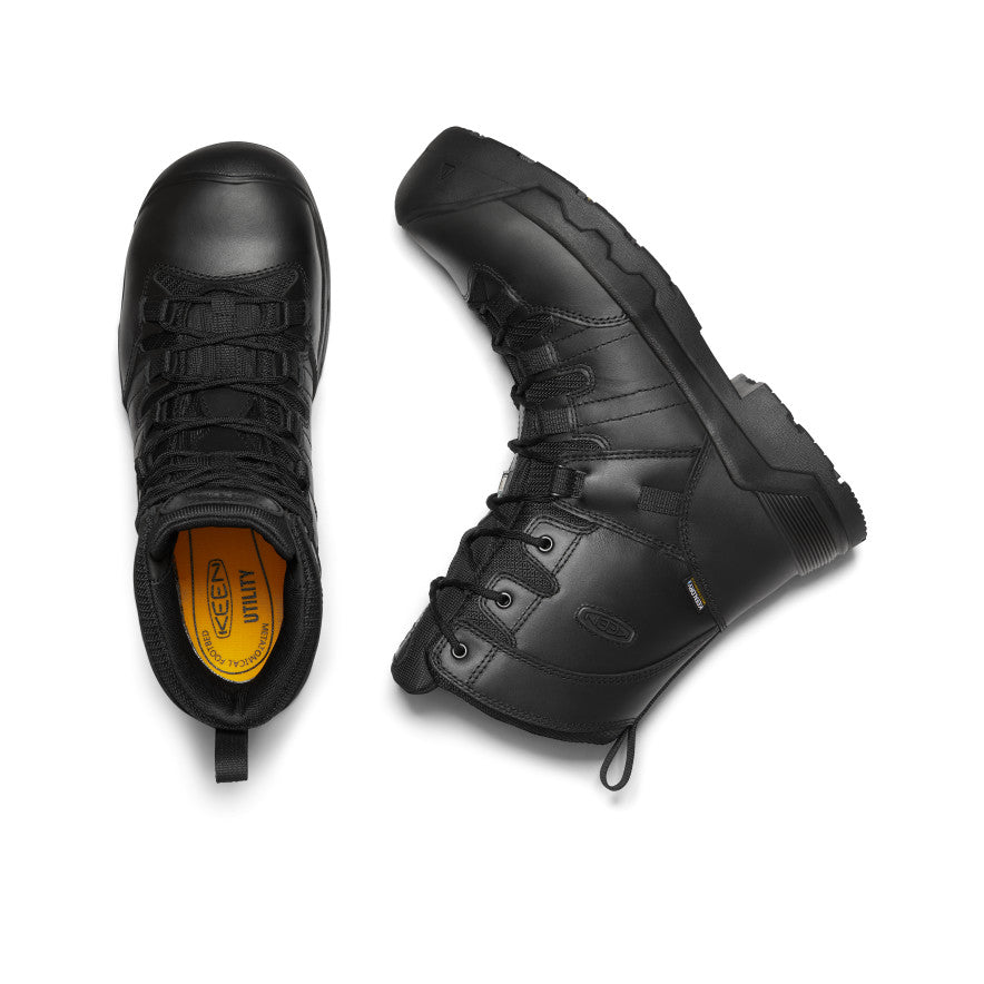 Vīriešu CSA Oshawa+ 8" ūdensnecaurlaidīgie zābaki (ar oglekļa purngalu) Black/Black - Attēls 4