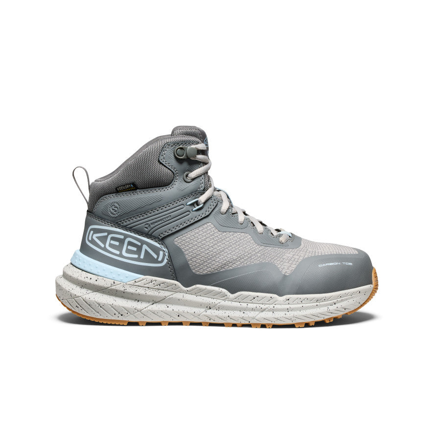 Women's Synchro Waterproof Work Boot (Carbon Toe) Steel Grey/Gum - Image 1