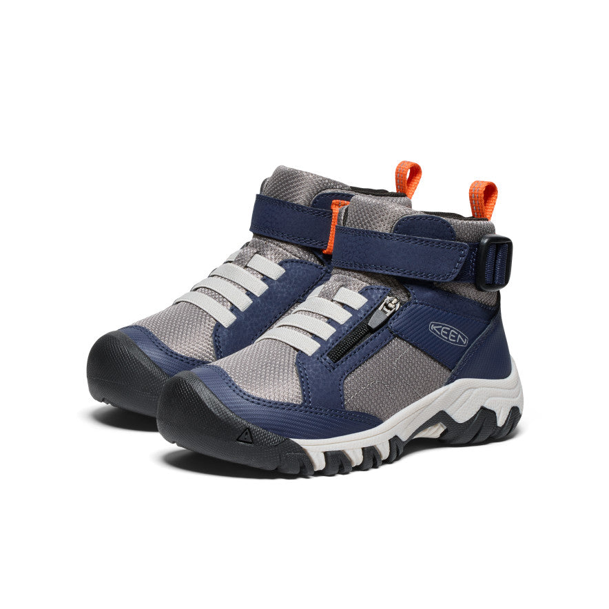 Bērnu pārgājienu zābaks Targhee Boundless Naval Academy/Steel Grey