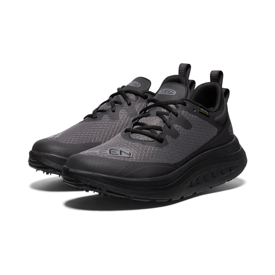 Sieviešu ūdensnecaurlaidīgie pārgājienu apavi WK400 Triple Black - Attēls 2