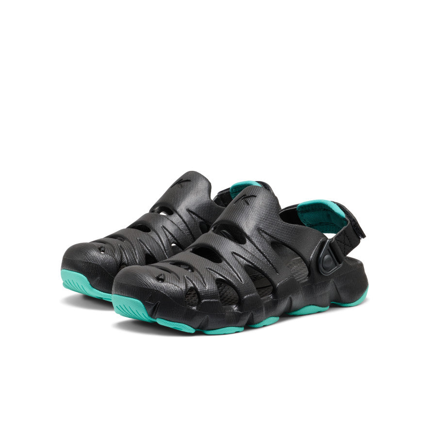 Big Kids' HyperFLT Clog Black/Bright Aqua