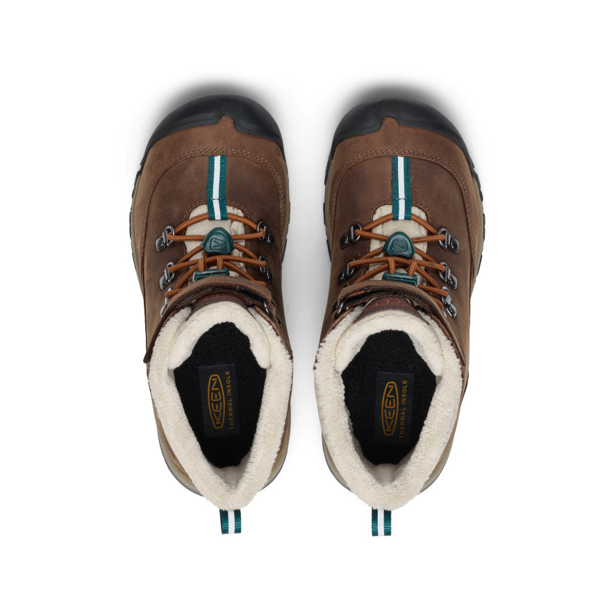 Big Kids' Kanibou Waterproof Winter Boot Dark Earth/Roasted Pecan