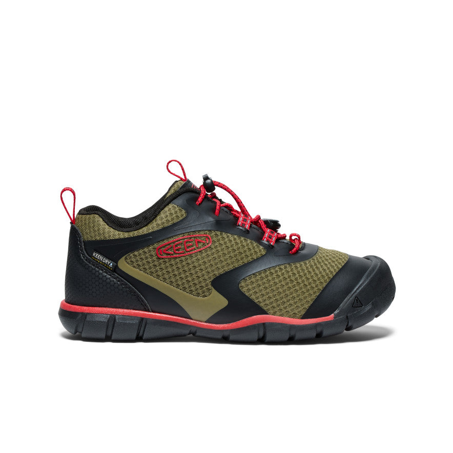 Lielāku bērnu ūdensnecaurlaidīgi sporta apavi “Tread Rover” Martini Olive/Red Carpet - Attēls 1