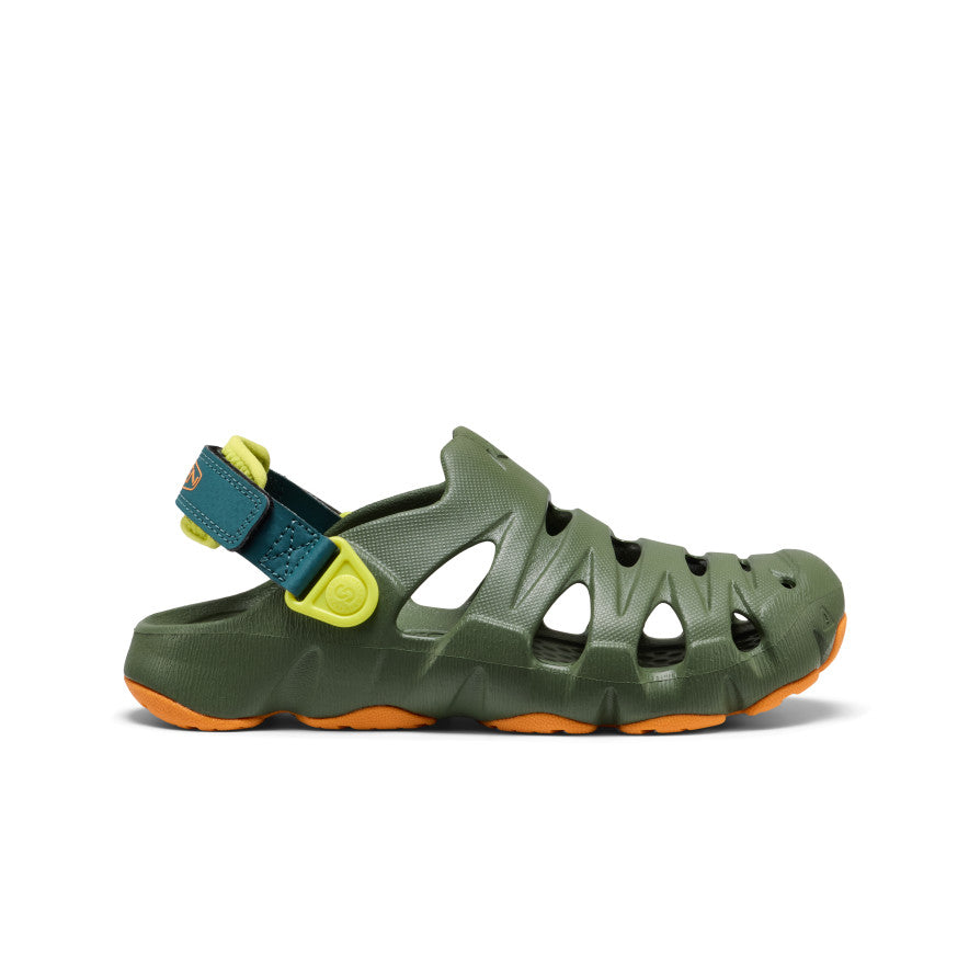 Big Kids' HyperFLT Clog Bronze Green/Orange Peel