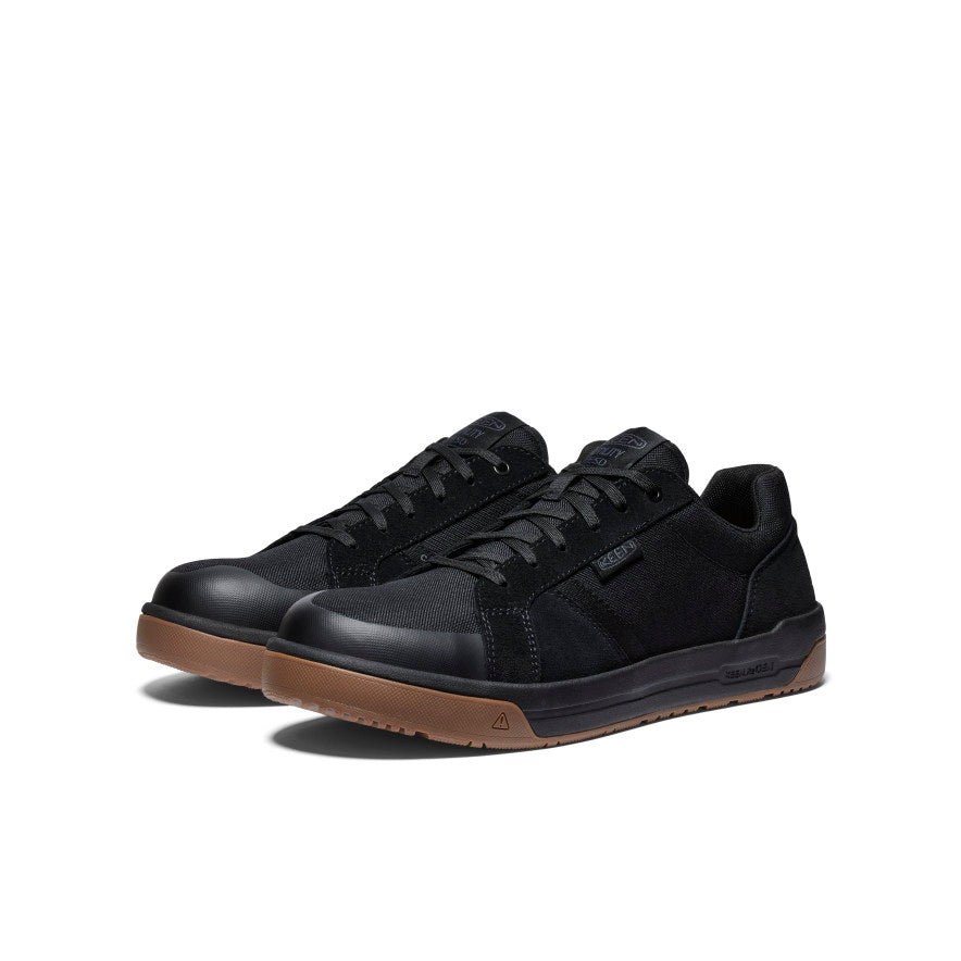 Men's Kenton ESD Work Shoe (Carbon Toe) Black/Gum - Image 8