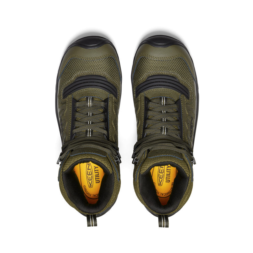 Vīriešu Reno Mid Waterproof (ar oglekļa purngalu) Dark Olive/Black