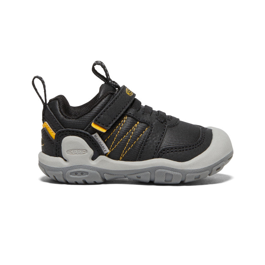 Toddlers' Knotch Peak Sneaker Black/Keen Yellow - Image 1