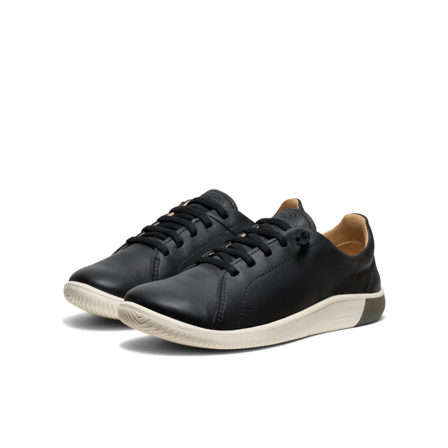 Sieviešu KNX ādas sporta kurpes Black/Star White - Attēls 2