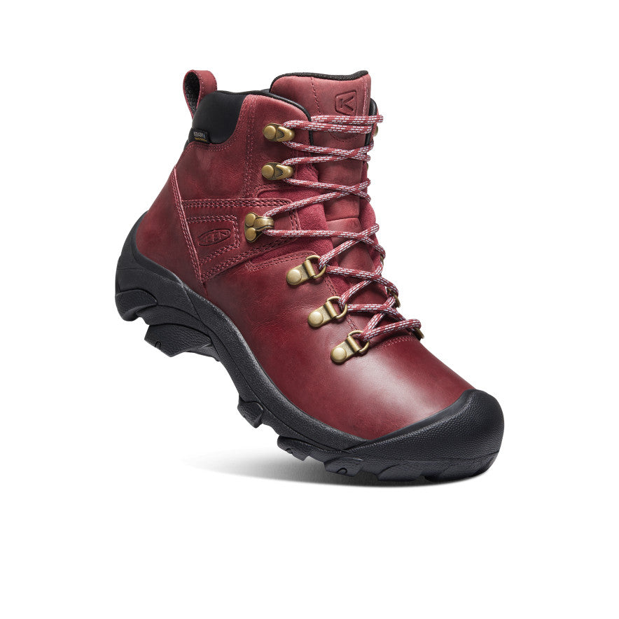Sieviešu ūdensnecaurlaidīgie pārgājienu zābaki "Pyrenees" Tibetan Red/Black