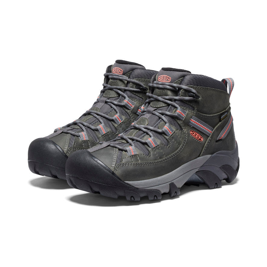 Sieviešu ūdensnecaurlaidīgie pārgājienu apavi Targhee II Mid Steel Grey/Coral
