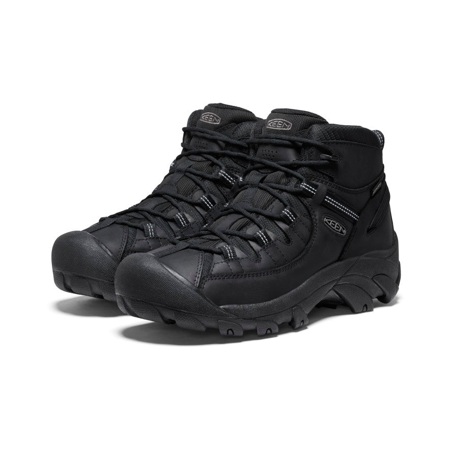 Vīriešu pārgājienu zābaki Targhee II Mid Waterproof Black/Black