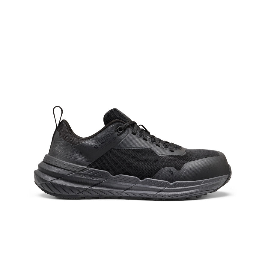 Women's Speedworks ESD Work Sneaker (Carbon Toe) Black/Black