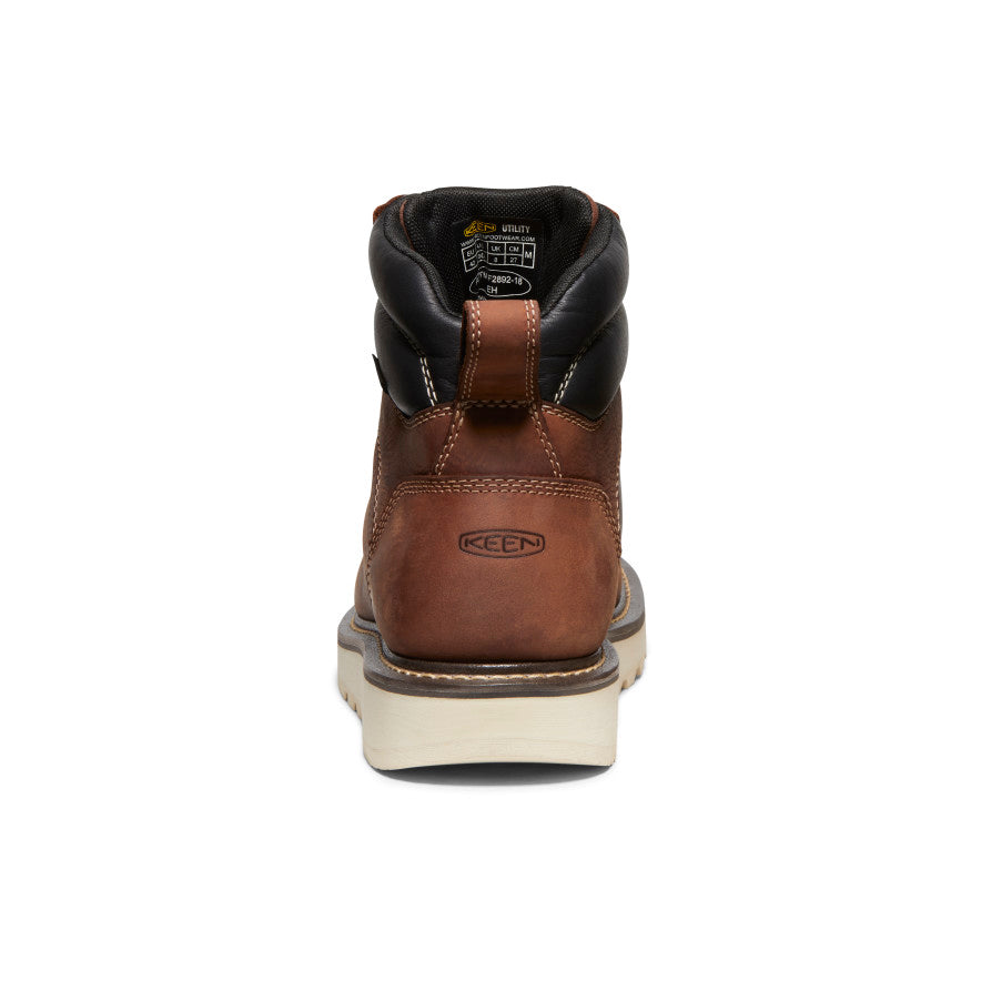 Vīriešu 6 collu ūdensnecaurlaidīgie zābaki Cincinnati (mīkstais purngals) Tuscan Red/Sandshell
