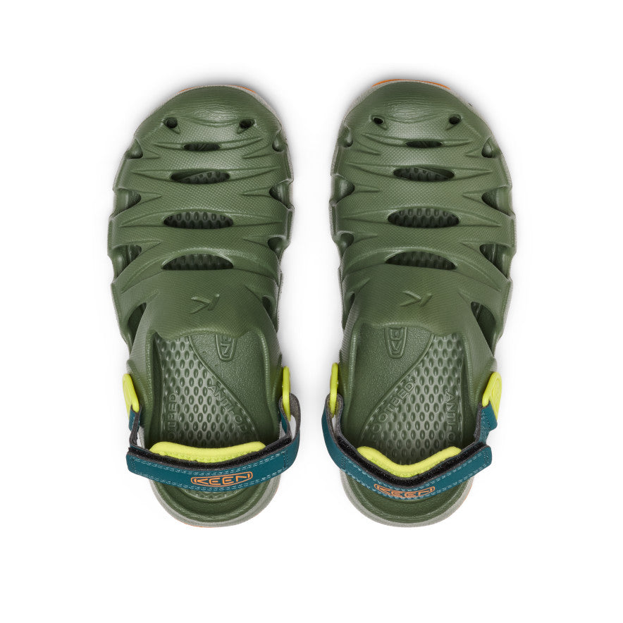 Big Kids' HyperFLT Clog Bronze Green/Orange Peel